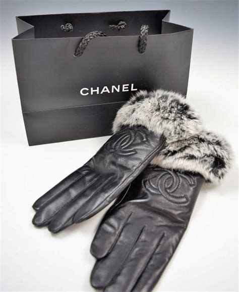 chanel white gloves|used leather chanel gloves.